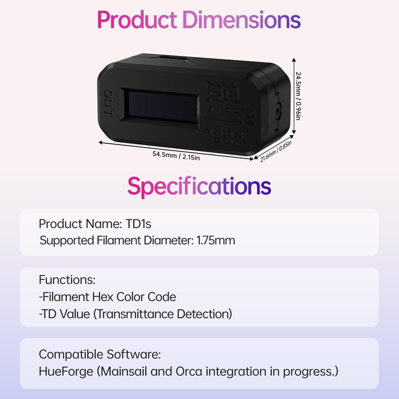 BIQU TD1S Filaments Detector