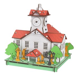 hacomo PUSUPUSU Sapporo Clock Tower Cardboard Craft Kit