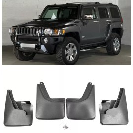 SDeelCase Factory Fitment Front Rear Kit Mud Flaps Mud Splash Guards For 06-10 Hummer H3