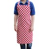 Children’s apron – for cooking and baking (Red Check 3-5