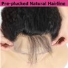 Nicewig 13x4 Kinky Straight HD Lace Frontal Closure Transparent Lace