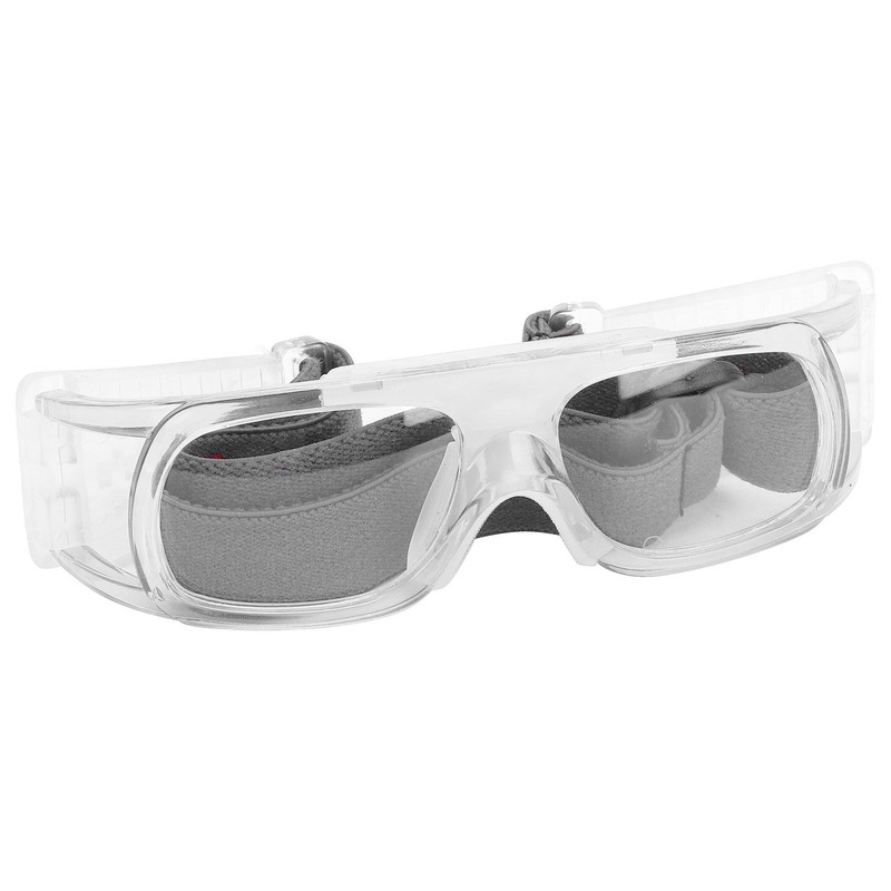 AntiExplosion Basketball Glasses Football Goggles UV Protection Sport Eyeglasses(White )