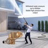 Quick Connecting Pivoting Coupler Attachment 1/4in for Pressure Washer Nozzle