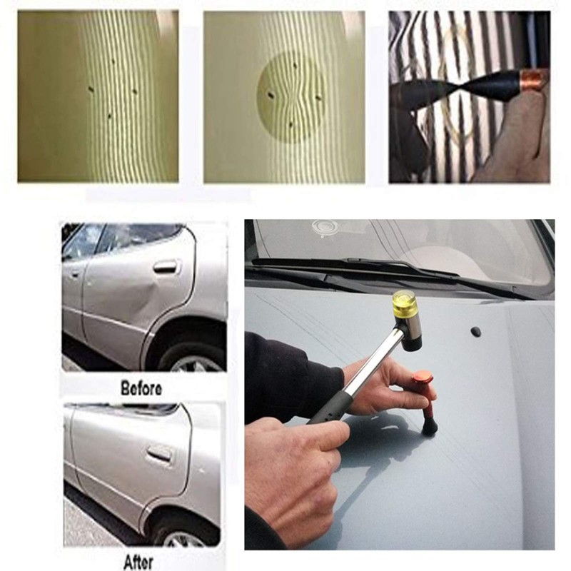 RITYHOFT Dent Repair Hammer, Dent Straightening Tool, Combination Hammer, Repair