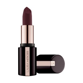 Laura Mercier Caviar Smoothing Matte Lipstick, 16HR Hydration, Long Lasting Wear, High Impact Color, Smudge- & Transfer-Proof, Hyaluronic Acid and Vitamin E Infused, 777 Plum Plisse - Deep warm berry