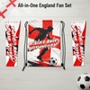Jidkhfk 2PCS World Cup Football 2026 England Drawstring Bags Sleeves