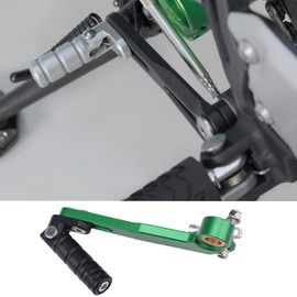 HRuizq Motorcycle Modified Aluminum Alloy Shift Lever Shift Lever Lengthened Adjustable Compatible with Kawasaki Z900 (17-24), Z900RS/SE Cafe (18-24) Ninja1000SX Z1000 Z800(Green)