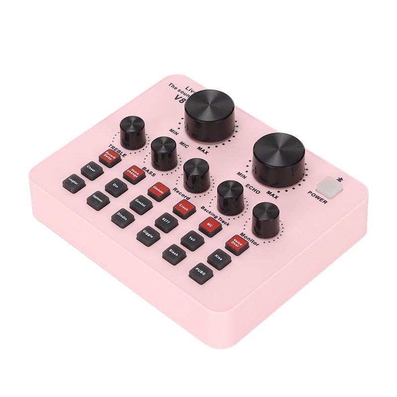 V8 USB Live Sound Card 48KHz 16 Bits Dual Channel