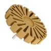 4in Removing Rubber Eraser Wheel Round Fan Blade Electric Hand
