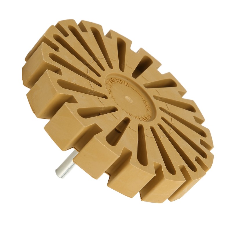 4in Removing Rubber Eraser Wheel Round Fan Blade Electric Hand