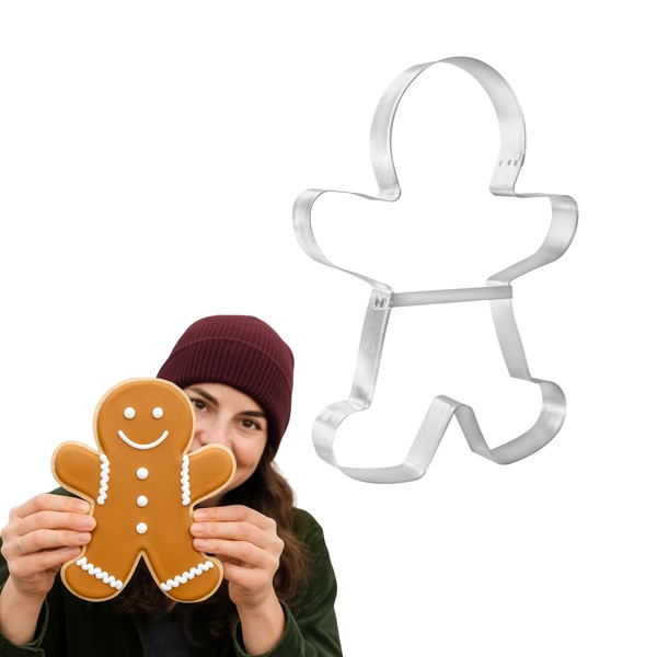 Foose Cookie Cutters Extra Large XL Gingerbread Man with Brace