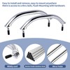 2PCS Boat Marine Grab Handle Polished Stainless Heavy Duty Round