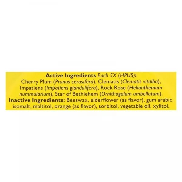 Bach Flower Remedies Rescue Pastilles Natural Stress Relief 1.7 oz