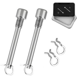 2Pcs M4 Disc Brake Pad Hex Screws,Bicycle Caliper Screw Brake Pad Bolt Screw Y8J798060, Brake Pad Bolt Circlip, Caliper Screw, Disc Brake Caliper Bolt with Circlips