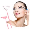 COLLBATH 2 Pcs Handheld Lash Extension Mirrors Moon Shape Lash