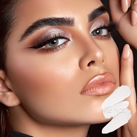 Eyeshadow Pen, Cream Eyeshadow Pen, Glitter and Matte Eyeshadow, Waterproof, Non-Blooming Eyeshadow, Create Glittering Eye Make-Up (01 Frost)