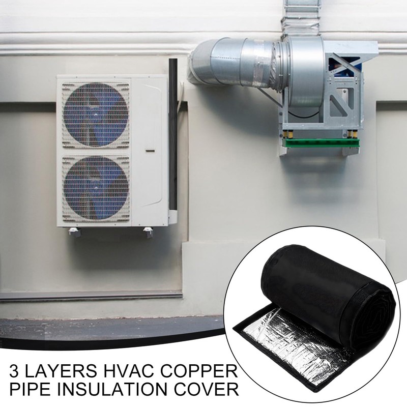 AC Copper Pipe Cover - Air Conditioner Hose Heat Reduction