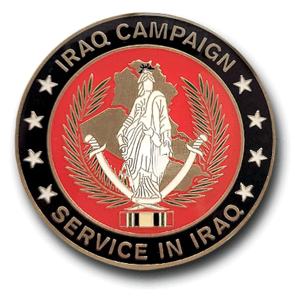 US Army Infantry Iraq Service Challenge Coin