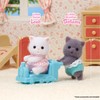Calico Critters Persian Cat Twins - Two Collectible Figures &