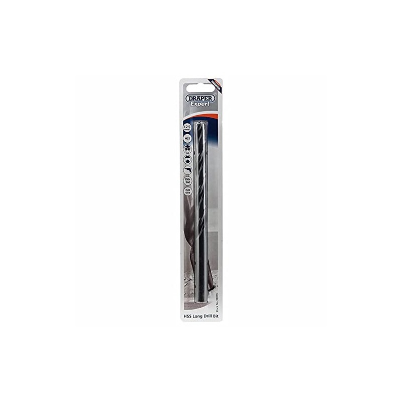 Draper 39079 Expert HSS Extra Long Drill Bit, 12.5mm Ø