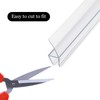 78" Shower Door Side Seal Strip for 1/4 inch Frameless