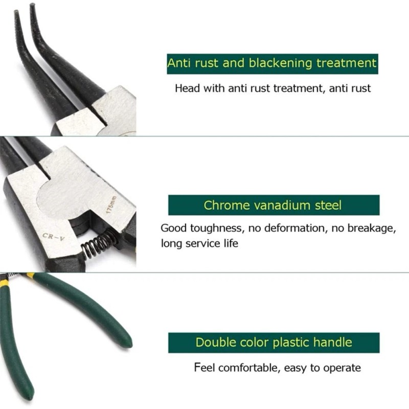 Weilan 20 Pieces Pinless Peepers with Pliers Chicken Peepers Eye