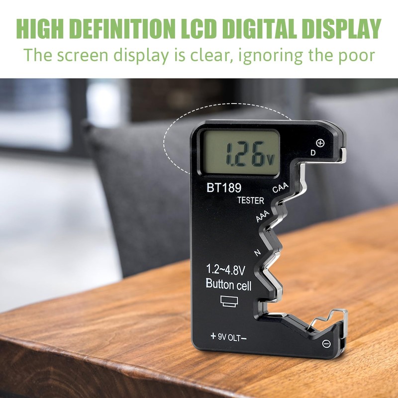 Digital Tester Universal BT189 with LCD Display, Compatible with Types