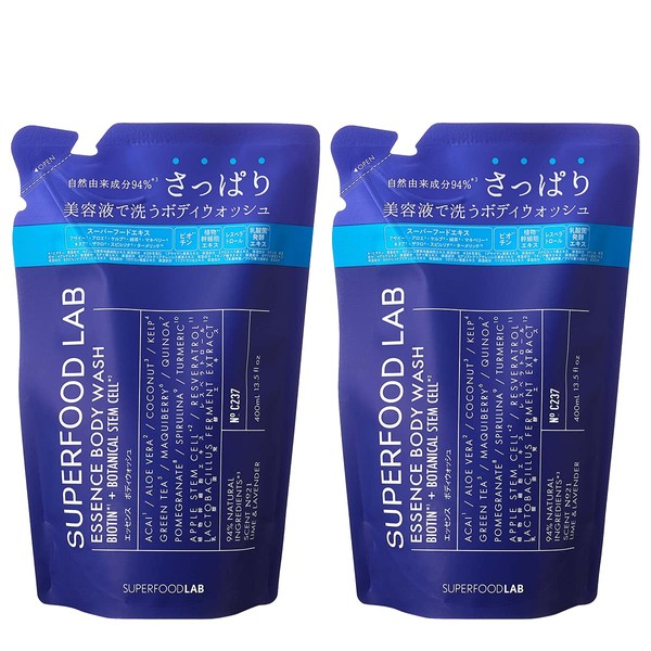 SFL Superfood Lab Essence Body Wash Refill Set of 2