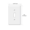 WIRESTER Single Gang Toggle Light Switch Plate/Wall Plate Cover -