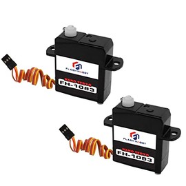 2pcs FH-1083 1.7g servo Low Voltage Micro Digitale Servo Mini JR Connector RC Model (JR)