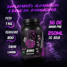 Suplemento Aminoácido Bcaas 1kg En Polvo Panther Protein