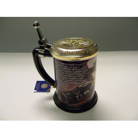 Franklin Mint 6" Tall Tankard / Stein #3 Earnhardt Sr. 1994 Champion Commemorative.