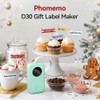 Phomemo Label Maker, D30 Portable Bluetooth Mini Label Printer Machine,