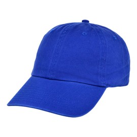 Tapas Blank Baseline Dad - Sombrero ajustable con tirantes, Azul Real, Talla única
