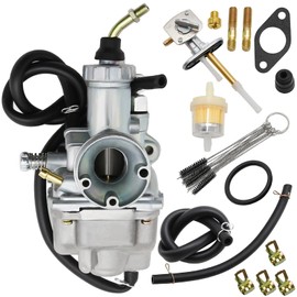 Anxingo Carburetor Replacement for Yamaha Moto 4 YFM225 YFM 225 ATV Carb 1986 1987 1988 with Fuel Petcock Switch Timberwolf 250 YFB250 Carb 59V-14101-00-00