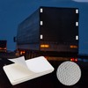 Bitray 2Pcs Rectangle Safety Reflector Light Self Adhesive Reflector for