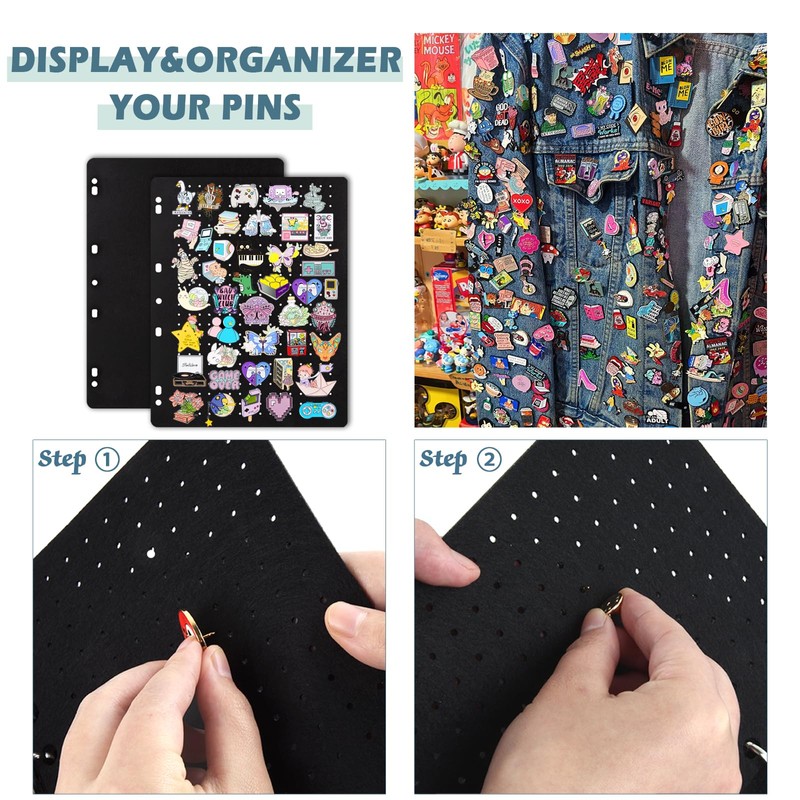 Enamel Pin Display Pages, Display and Trade Collection Pins in