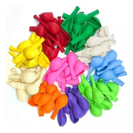 Misorel Globo Payaso N5 Multicolor Bolsa Con 100 Pzs