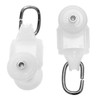 Xhziy 30PCS Curtain Pulley Ceiling Rails for Curtains Curtain Slider