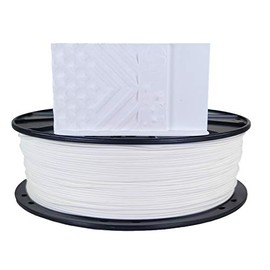 3D Fuel Standard PLA+ 3D Printing Filament, Made in USA with Dimensional Accuracy +/- 0.02mm, 1kg 1.75mm Spool (2.2 lbs) in Snow White