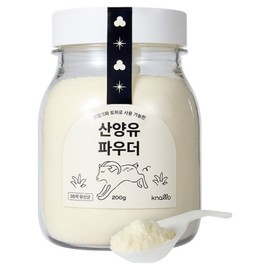 knollo pet goat milk milk Seol Chae-hyun milk topper, 1 piece, intestinal health lactic acid bacteria, 200g / knollo 반려동물 산양유 밀크 설채현 우유 토퍼, 1개, 장건강유산균, 200g