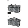 10439-100-102 Gray Python Pattern, Snake Second Bag, Business Bag, with