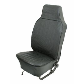 Vinyl Seat Cover, Front & Rear Set, Fits Beetle 58-67, Black, Compatible with Dune Buggy
