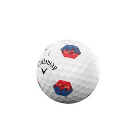 Callaway Golf Chrome Soft 2026 - Palline da golf Tru Track, colore: Blu/Rosso