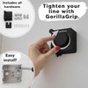 GorillaLine Basic - Tendedero retráctil para interiores y exteriores, línea