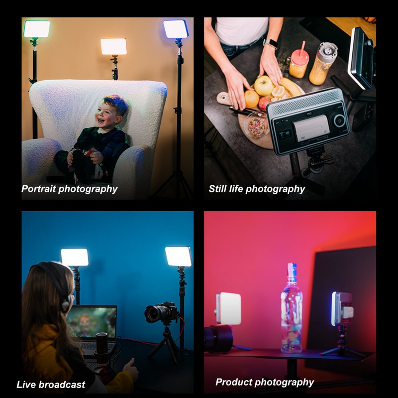 Fill Light LED 2200mah 18W 2800K‑6800K Portable Photography Lighting for