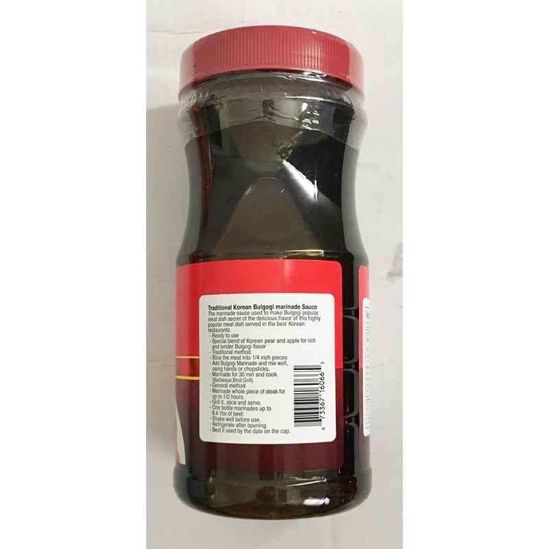 34.6oz Han Asia Traditional Korean BBQ Sauce Bulgogi Marinade (One