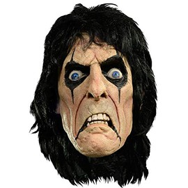 Trick or Treat Studios Men's Alice Cooper Mask, Multi, One Size