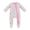 Mud Pie Baby Girl Sleeper, Pink Fishing, 3-6 Months