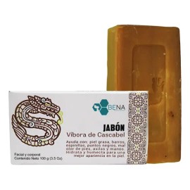 Jabón Tipo Vibora Café, Facial, Corporal Y Capilar, Bena                                                                                              